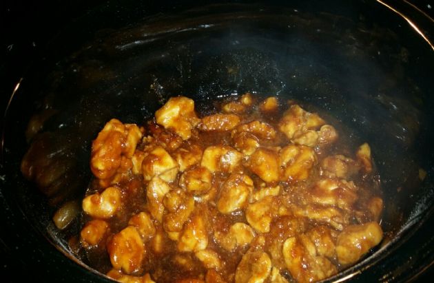 Orange Chicken via Crockpot