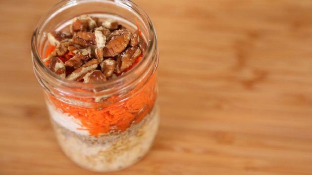 Overnight Carrot cake oatmeal