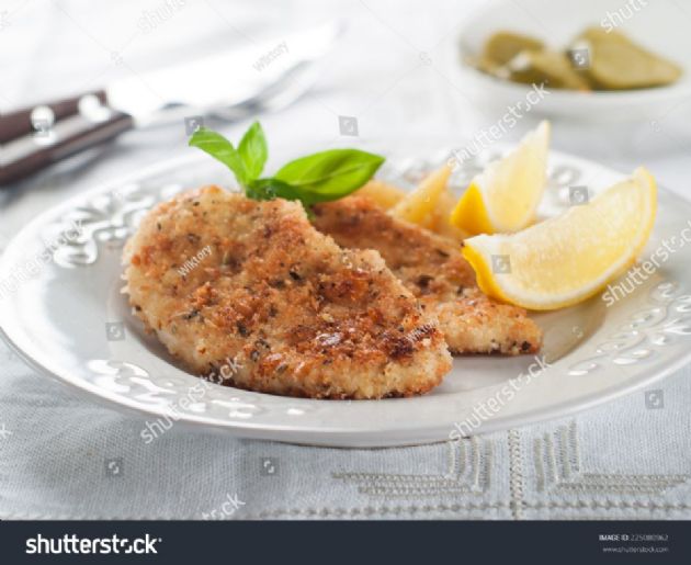 Pan Fried Pork Chops - with Corn Chex and Mustard