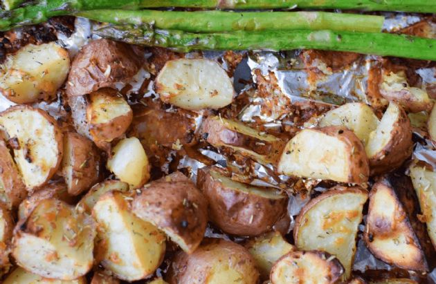 Parmesan-Roasted Baby Red Potatoes