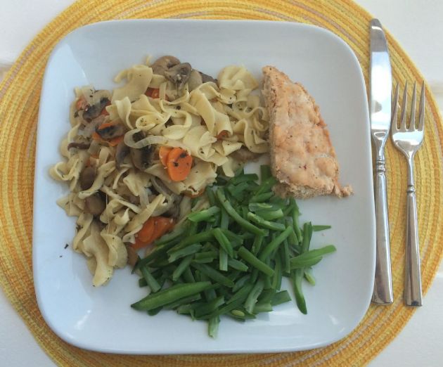 Pasta Provencal with Onions and Carrots