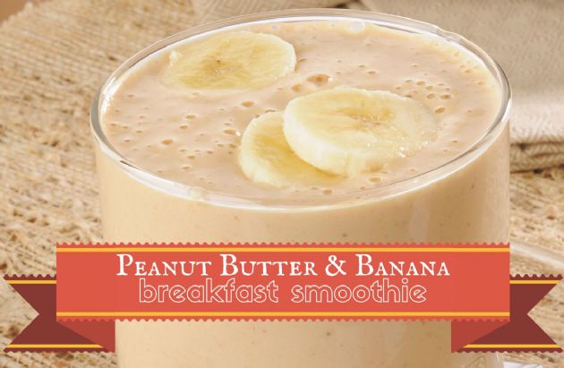 Peanut butter Banana Breakfast smoothie