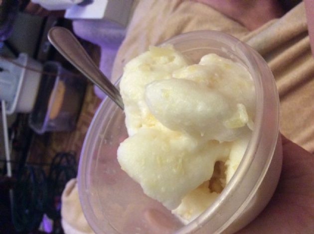 Pineapple Sherbet, fat free 