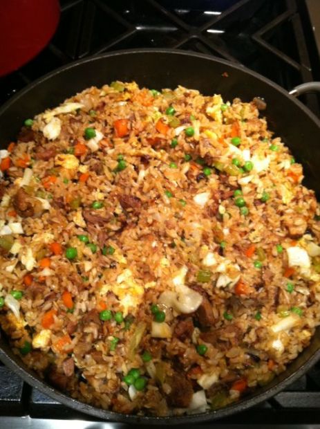 Pork fried rice