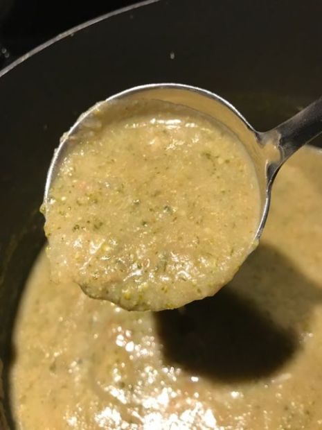 Potato broccoli soup