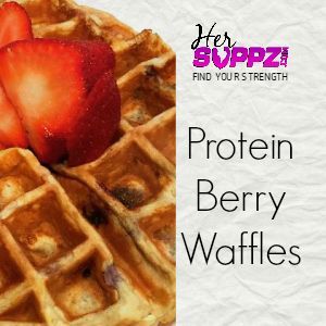 Protein Berry Waffle