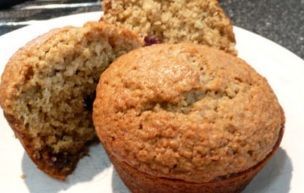 Protein Enriched Honey Bran Muffins