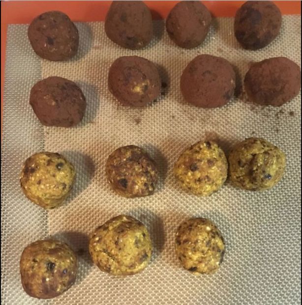 Pumpkin Almond Oat Prune power balls