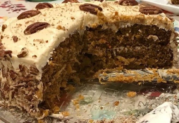 Pumpkin Carrot Cake with Cream Cheese Frosting