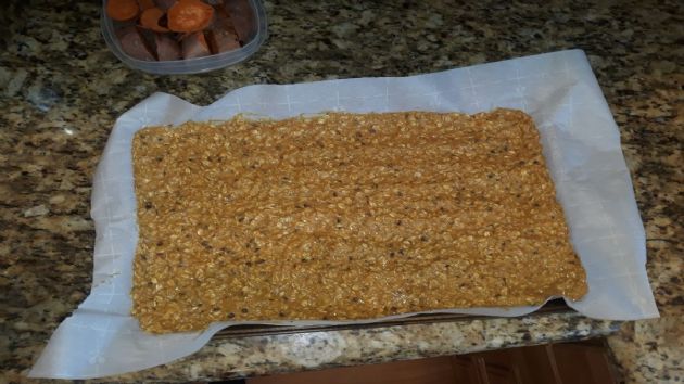 Pumpkin Nut Butter Oatmeal Bars