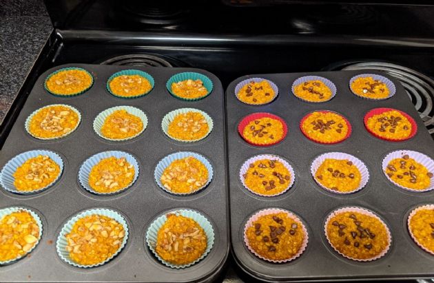 Pumpkin oatmeal muffins