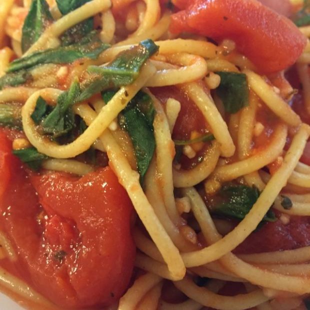 Beth's Quick and Easy Vegetarian Spaghetti