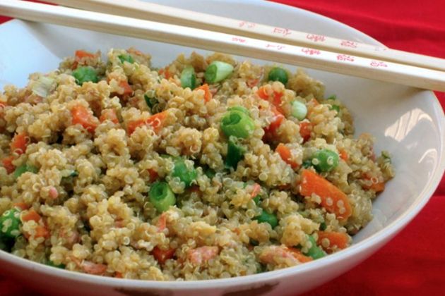 Quinoa amp Vegetable Stir Fry Recipe SparkRecipes