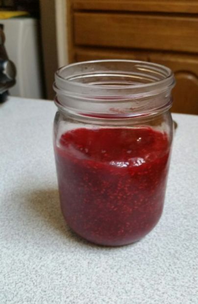 Raspberry freezer jam