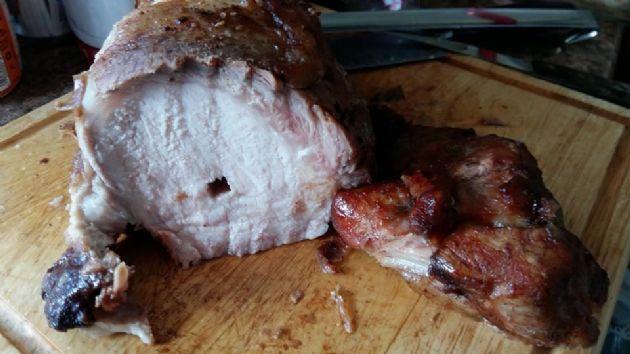 Rotisserie style Portuguese Pork Roast