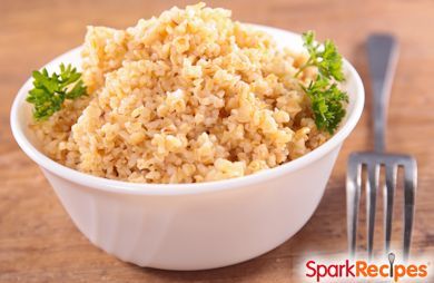 SIMPLE GARLIC QUINOA 