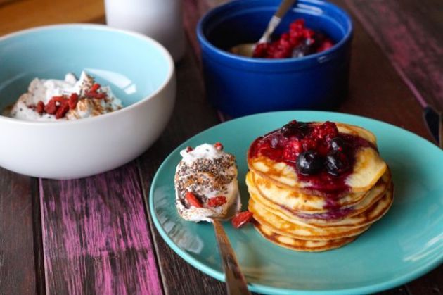 SUPER HEALTHY REAL FOOD PANCAKES