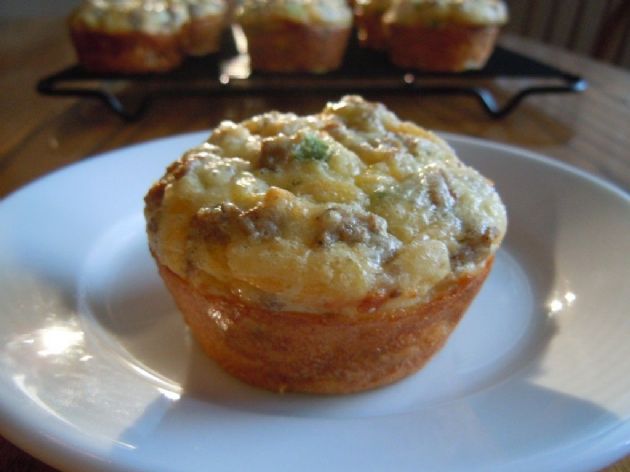 Sausage & Cheese Egg Muffins