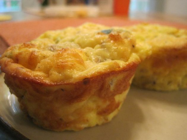 Sausage Breakfast Muffins Recipe | SparkRecipes