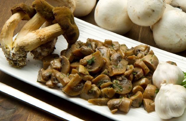 Sauteed Garlicky Mushrooms