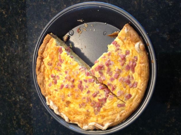 Shannon's Ham & Cheese Quiche