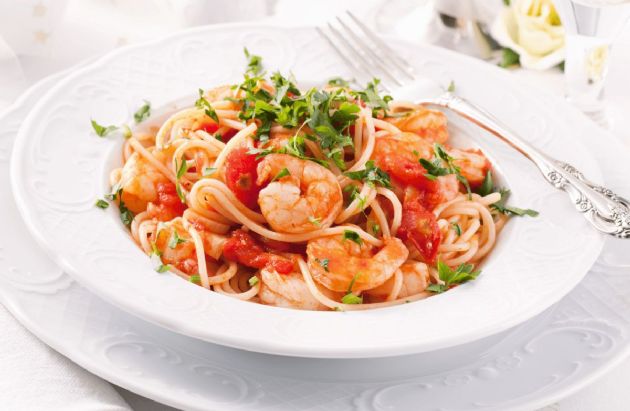 Shrimp & Sundried Tomato Pasta