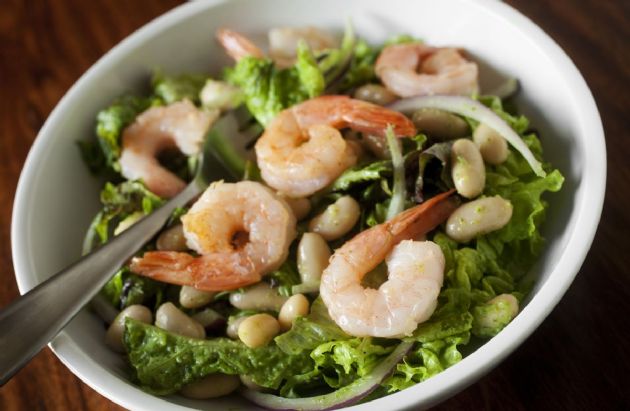 Shrimp Salad with Great Green Dressing