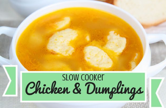 Slow Cooker Chicken and Dumplings