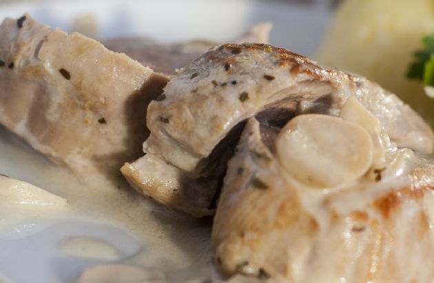 Slow Cooker Pork Loin with Creamy Sauce Recipe | SparkRecipes