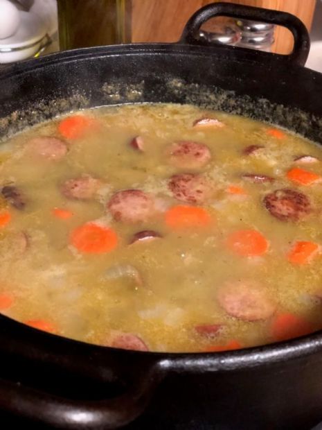 Smoky Split Pea Soup