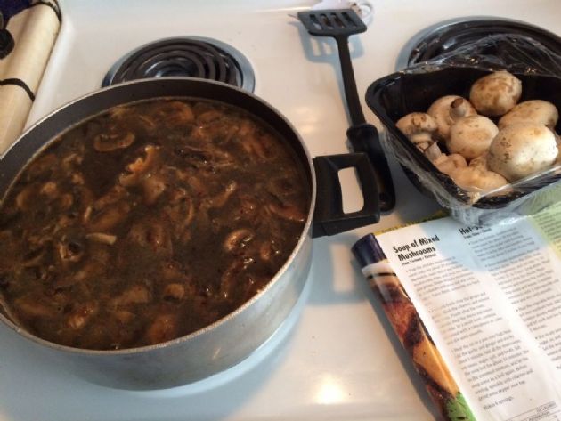 Soup of Mixed Mushrooms