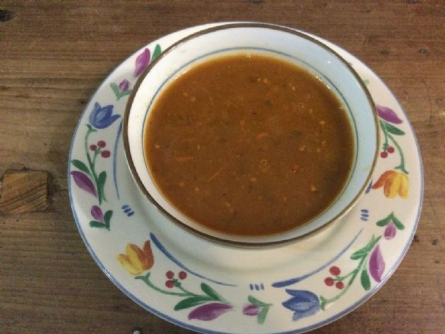 South of the Border Tomato & Tomatillo Soup