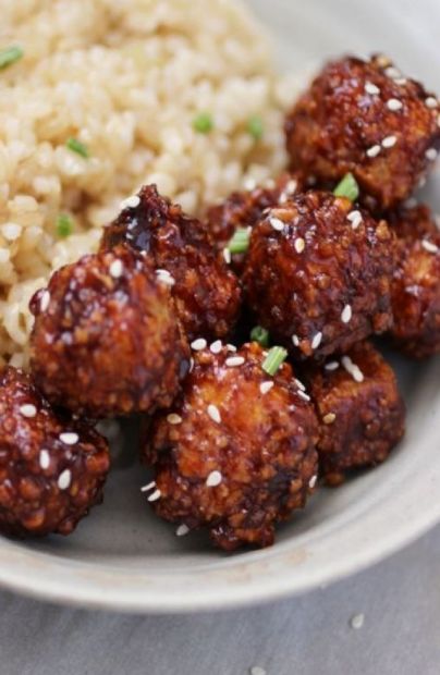 Spicy Korean Tofu Balls