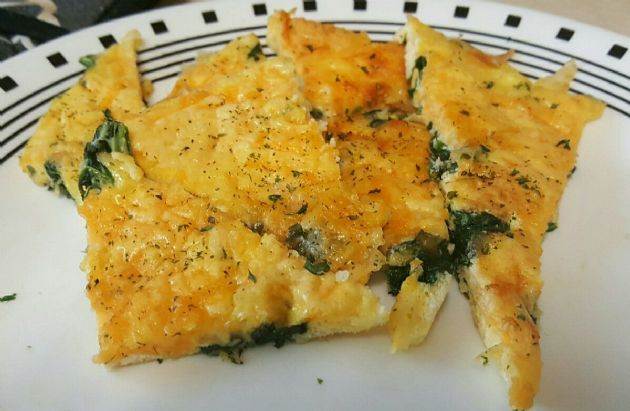 Spinach and Cheese Fritatta