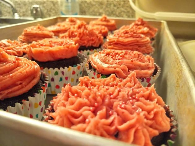 Strawberry Buttercream Icing