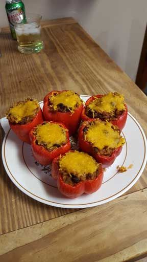 Stuffed Taco Peppers