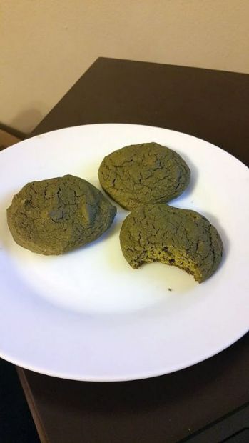 Sugar-Free Matcha Almond Protein Cookies