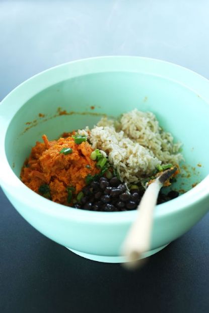 Sweet Potato Black Bean Burger