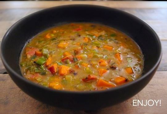 Sweet Potato and Leek Soup