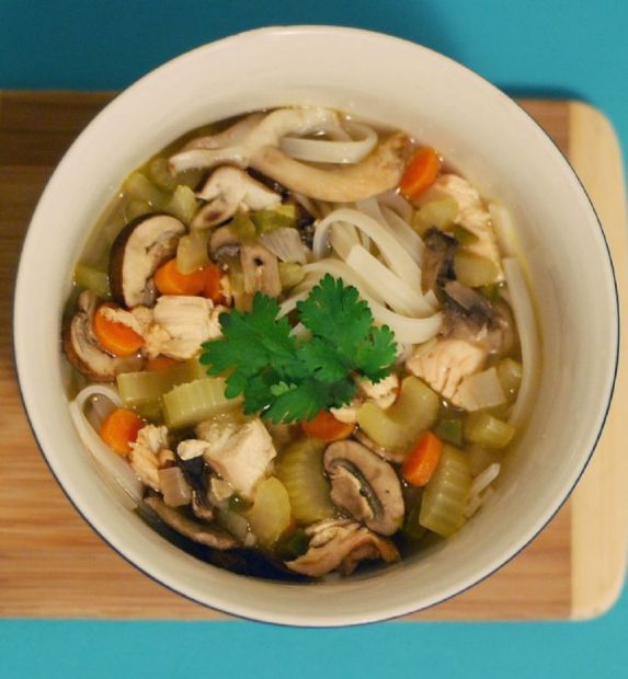 Thai Inspired Chicken Noodle Soup