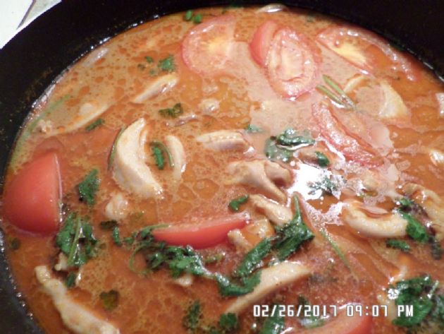 Thai Red Curry Chicken