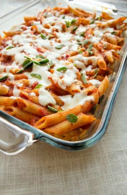 Three-Cheese Penne