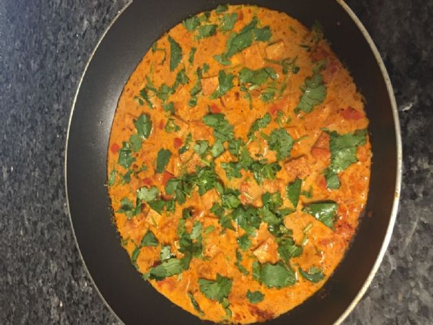 Tofu tikka curry