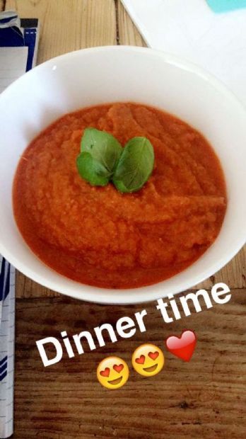 Tomato, Basil and Leek Soup