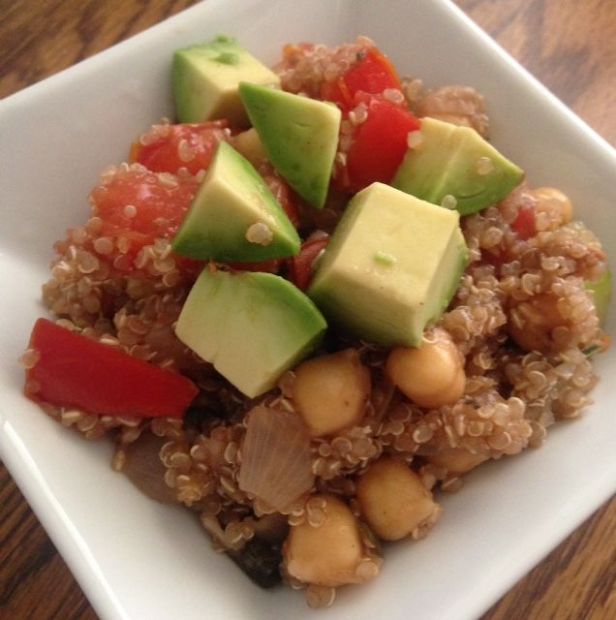 Tomato and Quinoa Salad with Avocado