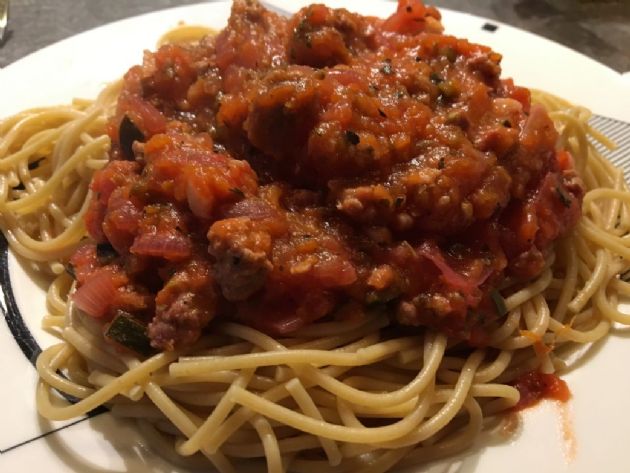 Tomatoless Turkey Pasta Sauce