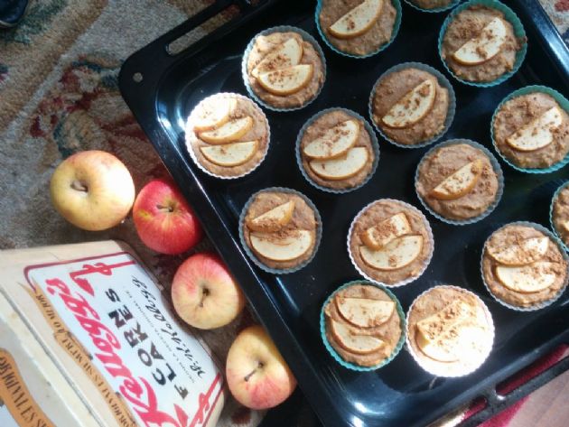 Triple Apple Muffins