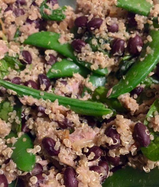 Tuna, Black Bean & Quinoa Salad w/ Veggies