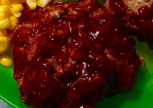 Turkey Mini  Mushroom Meatloaf with BBQ