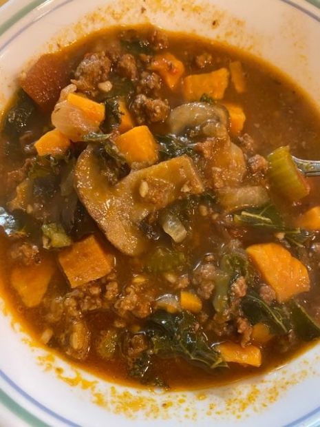 Tuscan Beef Vegetable Soup